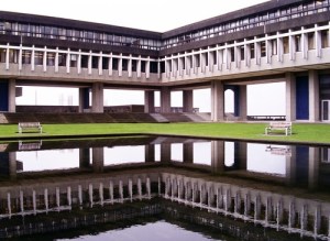 Reflecting Pool at SFU Burnaby campus