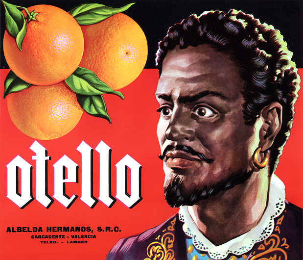 Because nothing makes me want oranges more than a Moor with anger issues.